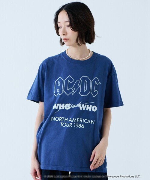 GOOD ROCK SPEED(グッドロックスピード)の「【GOOD ROCK SPEED/グッドロックスピード】ロゴT / ラメプリント / THE BEATLES / AC/DC / DAVID BOWIE / ロックTシャツ(Tシャツ/カットソー・レディース・ブラウン/ブルー/ブラック・フリー)」の21枚目の写真