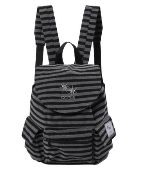 COIRIS_（コイリス）の「◇COIRIS◇ブランド直輸入正規品/バニアストライプバックパック BANIA STRIPE BACK PACK（バックパック/リュック・レディース・チャコール・FREE）」の6枚目の写真