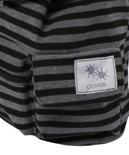 COIRIS_（コイリス）の「◇COIRIS◇ブランド直輸入正規品/バニアストライプバックパック BANIA STRIPE BACK PACK（バックパック/リュック・レディース・チャコール・FREE）」の8枚目の写真