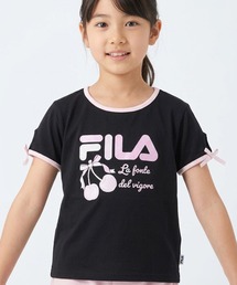 ☆新品☆ FILA ブラック リボンデザイン Tシャツ FILA｜フィラのTシャツ/カットソー（リボン）通販 - ZOZOTOWN