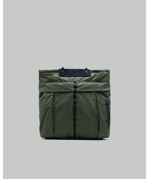 Topologie(トポロジー)の「Helmet Bag(ヘルメット バッグ)(トートバッグ・レディース・ブラック/グリーン系その他/オレンジ/モスグリーン・ONE SIZE)」の3枚目の写真