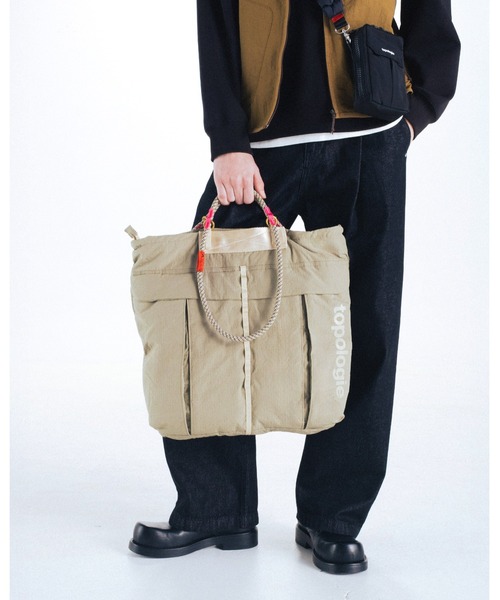 Topologie(トポロジー)の「Helmet Bag(ヘルメット バッグ)(トートバッグ・レディース・ブラック/グリーン系その他/オレンジ/モスグリーン・ONE SIZE)」の22枚目の写真