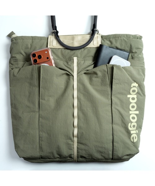 Topologie(トポロジー)の「Helmet Bag(ヘルメット バッグ)(トートバッグ・レディース・ブラック/グリーン系その他/オレンジ/モスグリーン・ONE SIZE)」の20枚目の写真