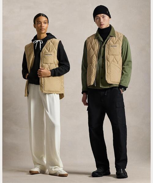 【美品】ポロラルフローレン キルテッドベスト　M 中綿キルティング ベスト Polo Sport キルテッド ベスト（ベスト）｜POLO RALPH LAUREN（ポロ