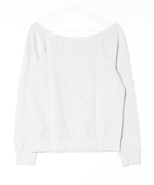 GUESS JEANS（ゲスジーンズ）の「GUESS JEANS Off Shoulder 81 Sweatshirt スウェット（スウェット・レディース・グレー・LARGE/MEDIUM/SMALL/X-SMALL）」の5枚目の写真