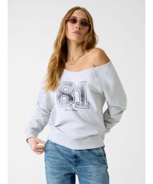 GUESS JEANS Off Shoulder 81 Sweatshirt スウェット