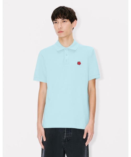 KENZO(ケンゾー)の「'Boke Flower' スリム ポロ イン コットン(ポロシャツ・メンズ・ブルー系その他・SMALL/MEDIUM/LARGE/X-LARGE/XX-LARGE/X-SMALL)」の3枚目の写真