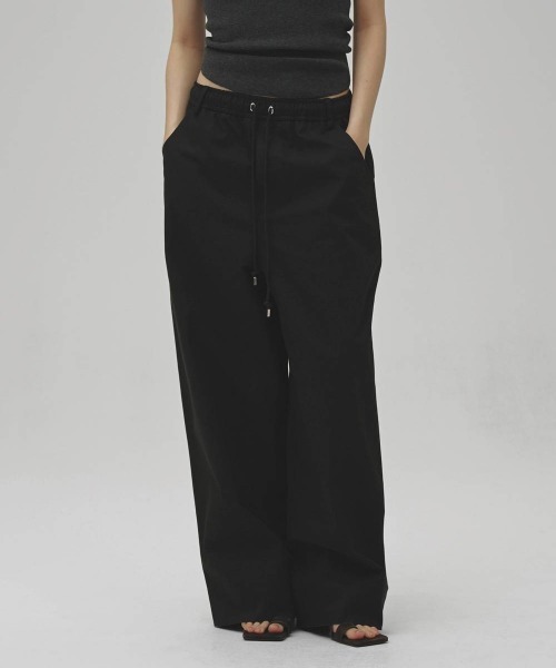 TODAYFUL（トゥデイフル）の「【TODAYFUL/トゥデイフル】Easy Chino Pants/イージーチノパンツ（チノパンツ・レディース・キナリ/バーガンディー/ブラック・36/38）」の2枚目の写真