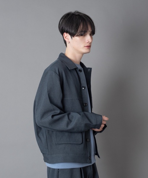 BROWNY(ブラウニー)の「BROWNY/【26年春夏新作】ダブルポケットショートジャケット(ブルゾン・メンズ・ブルー系その他/ブラック・MEDIUM/LARGE)」の21枚目の写真