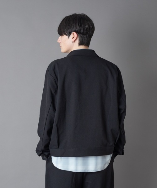 BROWNY(ブラウニー)の「BROWNY/【26年春夏新作】ダブルポケットショートジャケット(ブルゾン・メンズ・ブルー系その他/ブラック・MEDIUM/LARGE)」の13枚目の写真