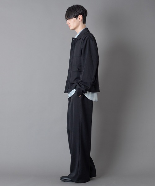 BROWNY(ブラウニー)の「BROWNY/【26年春夏新作】ダブルポケットショートジャケット(ブルゾン・メンズ・ブルー系その他/ブラック・MEDIUM/LARGE)」の16枚目の写真