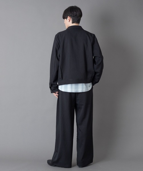BROWNY(ブラウニー)の「BROWNY/【26年春夏新作】ダブルポケットショートジャケット(ブルゾン・メンズ・ブルー系その他/ブラック・MEDIUM/LARGE)」の17枚目の写真