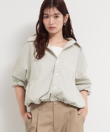 THE SHOP TK  | ショート丈シャツブルゾン(ブルゾン)