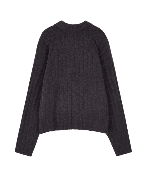 IDWS(アイドンワナセル)の「Wave Line Boucle Collar Knit Multi(カーディガン/ボレロ・レディース・その他・0/1/2)」の2枚目の写真