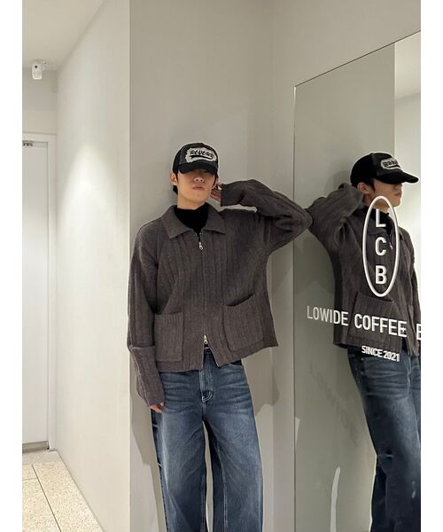 IDWS(アイドンワナセル)の「Wave Line Boucle Collar Knit Multi(カーディガン/ボレロ・レディース・その他・0/1/2)」の8枚目の写真