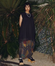 EMBROIDERY FRILL ONE PIECE