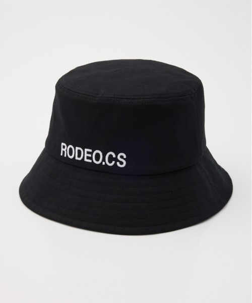 RODEO CROWNS WIDE BOWL（ロデオクラウンズワイドボウル）の「ロゴバケットハット（ハット・メンズ・グリーン系その他2/ブラック/オフホワイト・FREE）」の4枚目の写真