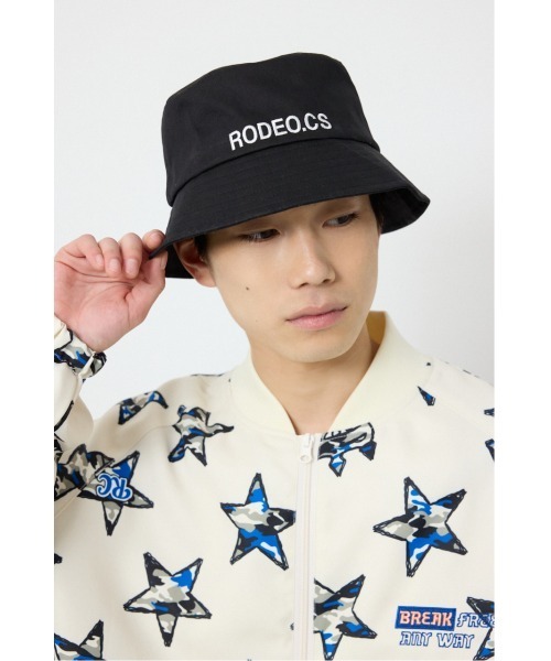 RODEO CROWNS WIDE BOWL（ロデオクラウンズワイドボウル）の「ロゴバケットハット（ハット・メンズ・グリーン系その他2/ブラック/オフホワイト・FREE）」の8枚目の写真