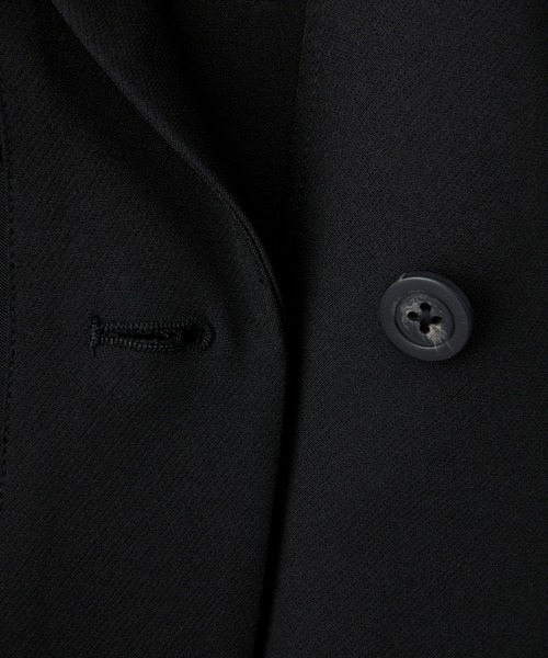CLEL(クレイル)の「【CLEL】Asymmetry Sheer Tailored Jacket / アシンメトリー シアーテーラードジャケット(テーラードジャケット・メンズ・ブラック/チャコールグレー・L/M/S)」の10枚目の写真