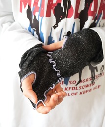 Port | 【 Port / ポート 】 指穴付き ラメ シアー アームカバー ( 約60㎝ )(アームカバー)