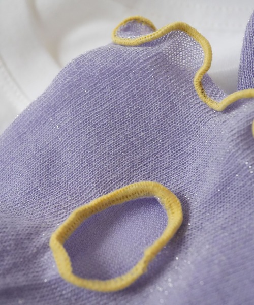 Port（ポート）の「【 Port / ポート 】 指穴付き ラメ シアー アームカバー ( 約60㎝ )（アームカバー・レディース・オレンジ/ライトパープル/ライトイエロー/ライトブルー/ブラック・FREE）」の17枚目の写真