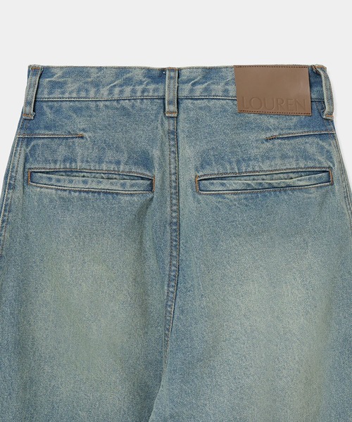 louren（ローレン ）の「【louren/ローレン】vintage side pocket denim/ビンテージサイドポケットデニムパンツ（デニムパンツ・レディース・インディゴブルー/ブラック・38/36）」の5枚目の写真