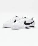 NIKE | NIKE ナイキ WMNS CLASSIC CORTEZ LEATHER ウィメンズ クラシック コルテッツ レザー 807471-101 16SP ABC-MART限定 101WHT/BK(球鞋)