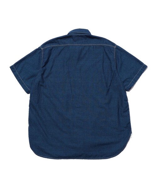 BEAMS PLUS(ビームスプラス)の「WORK Plain Indigo Chambray(シャツ/ブラウス・メンズ・インディゴブルー・LARGE/SMALL/X-LARGE/MEDIUM)」の6枚目の写真