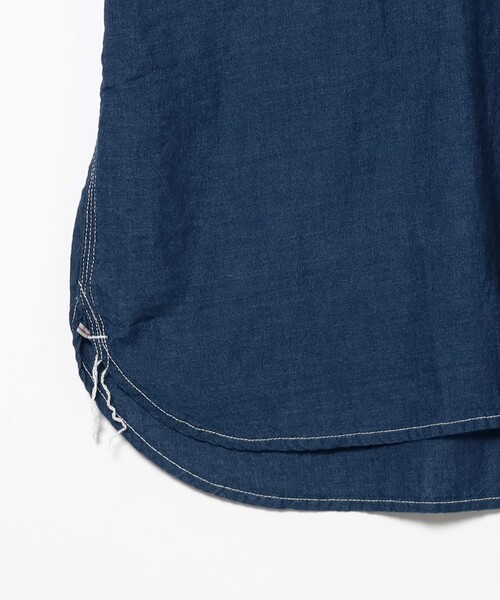 BEAMS PLUS(ビームスプラス)の「WORK Plain Indigo Chambray(シャツ/ブラウス・メンズ・インディゴブルー・LARGE/SMALL/X-LARGE/MEDIUM)」の9枚目の写真
