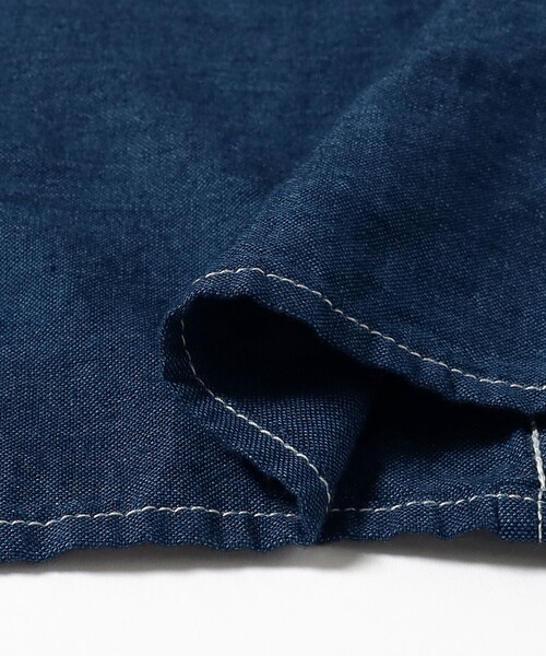 BEAMS PLUS(ビームスプラス)の「WORK Plain Indigo Chambray(シャツ/ブラウス・メンズ・インディゴブルー・LARGE/SMALL/X-LARGE/MEDIUM)」の11枚目の写真
