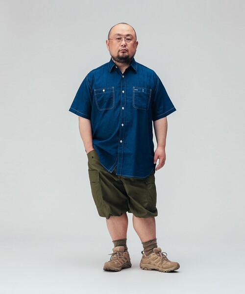 BEAMS PLUS(ビームスプラス)の「WORK Plain Indigo Chambray(シャツ/ブラウス・メンズ・インディゴブルー・LARGE/SMALL/X-LARGE/MEDIUM)」の15枚目の写真