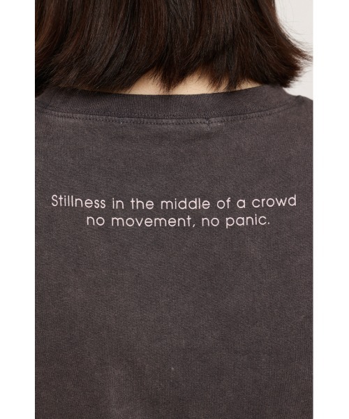 SLY（スライ）の「WASHED STONE LOGO T/SH ウォッシュドストーンロゴTシャツ 春服 夏服（Tシャツ/カットソー・レディース・ライトピンク/ライトブラック/カーキ/ライトブルー・FREE）」の14枚目の写真