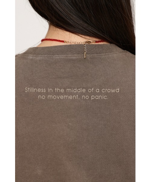 SLY（スライ）の「WASHED STONE LOGO T/SH ウォッシュドストーンロゴTシャツ 春服 夏服（Tシャツ/カットソー・レディース・ライトピンク/ライトブラック/カーキ/ライトブルー・FREE）」の20枚目の写真