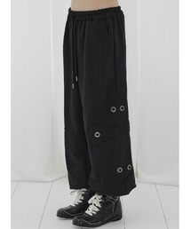 A'GEM/9 × .kom『FANCY CLUB/ファンシークラブ』BIG CROSS EYELET SWEATPANTS/ビッグクロス アイレットスウェットパンツ