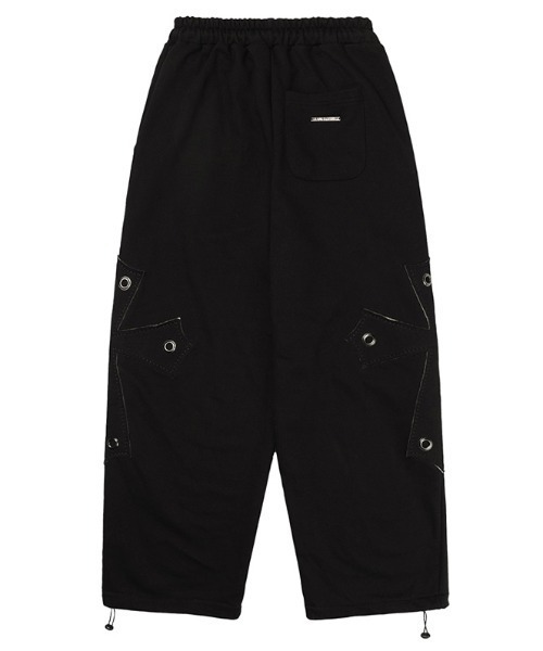 FANCY CLUB(ファンシークラブ)の「A'GEM/9 × .kom『FANCY CLUB/ファンシークラブ』BIG CROSS EYELET SWEATPANTS/ビッグクロス アイレットスウェットパンツ(スウェットパンツ・レディース・ホワイト/ブラック・FREE)」の14枚目の写真