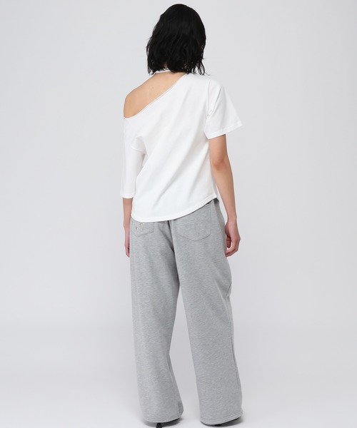 3.3 Field Trip (3.3フィールドトリップ)の「3.3 Field Trip/ストーンクロスロゴストール付きTシャツ(Tシャツ/カットソー・レディース・ブラック/グレー/ホワイト・FREE)」の9枚目の写真