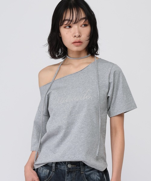 3.3 Field Trip (3.3フィールドトリップ)の「3.3 Field Trip/ストーンクロスロゴストール付きTシャツ(Tシャツ/カットソー・レディース・ブラック/グレー/ホワイト・FREE)」の14枚目の写真