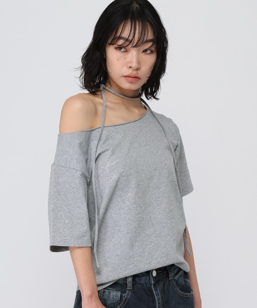 3.3 Field Trip (3.3フィールドトリップ)の「3.3 Field Trip/ストーンクロスロゴストール付きTシャツ(Tシャツ/カットソー・レディース・ブラック/グレー/ホワイト・FREE)」の15枚目の写真