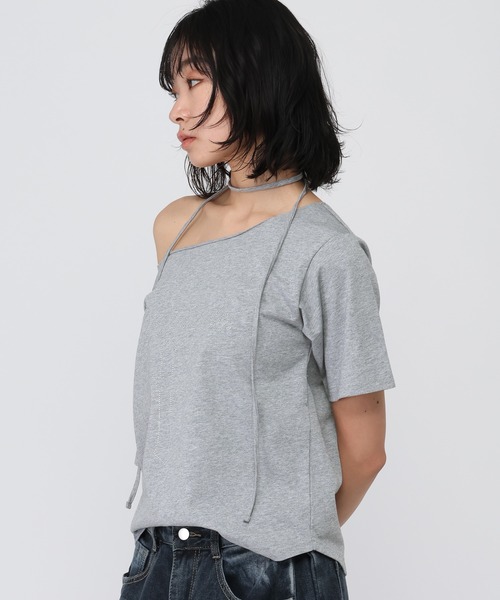 3.3 Field Trip (3.3フィールドトリップ)の「3.3 Field Trip/ストーンクロスロゴストール付きTシャツ(Tシャツ/カットソー・レディース・ブラック/グレー/ホワイト・FREE)」の16枚目の写真