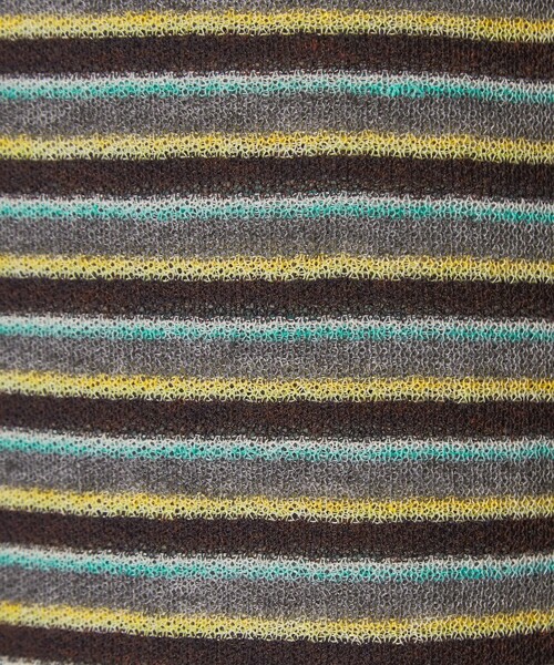 6(ロク)の「<6(ROKU)>ポリエステル麻 ボーダー ニット(ニット/セーター・レディース・グレー系/ホワイト・FREE)」の14枚目の写真