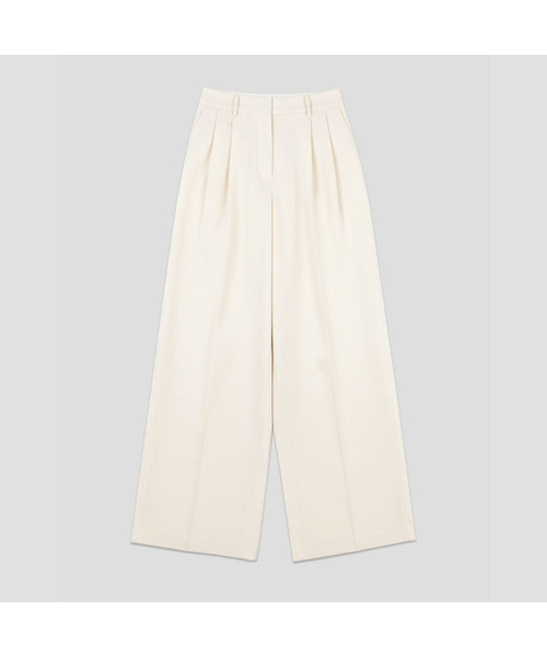 ATELIER NAIN(アトリエナイン)の「ESSENTIAL WRINKLE FREE TUCK PANTS (PT-5758)(スラックス・レディース・ブラック/チャコール/ライトベージュ・LARGE/MEDIUM/SMALL)」の3枚目の写真