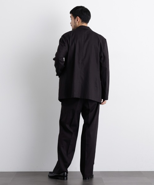 NANO universe(ナノユニバース)の「「FRENCH LINEN」 リネンコットンストレートパンツ(セットアップ可)(その他パンツ・メンズ・ブラック/ベージュ系その他・S/M/L)」の15枚目の写真