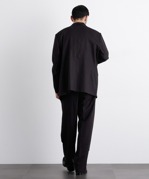 NANO universe(ナノユニバース)の「「FRENCH LINEN」 リネンコットンストレートパンツ(セットアップ可)(その他パンツ・メンズ・ブラック/ベージュ系その他・S/M/L)」の16枚目の写真