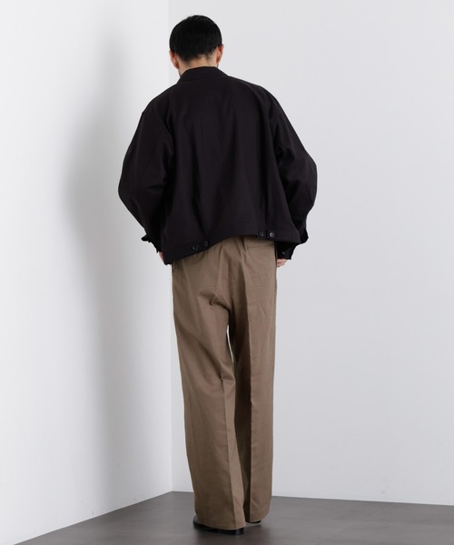 NANO universe(ナノユニバース)の「「FRENCH LINEN」 リネンコットンストレートパンツ(セットアップ可)(その他パンツ・メンズ・ブラック/ベージュ系その他・S/M/L)」の8枚目の写真