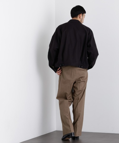 NANO universe(ナノユニバース)の「「FRENCH LINEN」 リネンコットンストレートパンツ(セットアップ可)(その他パンツ・メンズ・ブラック/ベージュ系その他・S/M/L)」の9枚目の写真