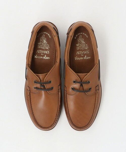 ARTESANOS × Steven Alan＞ 2EYE DECK/シューズ（モカシン/デッキ
