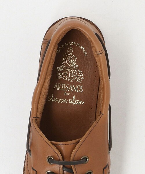 ARTESANOS × Steven Alan＞ 2EYE DECK/シューズ（モカシン/デッキ