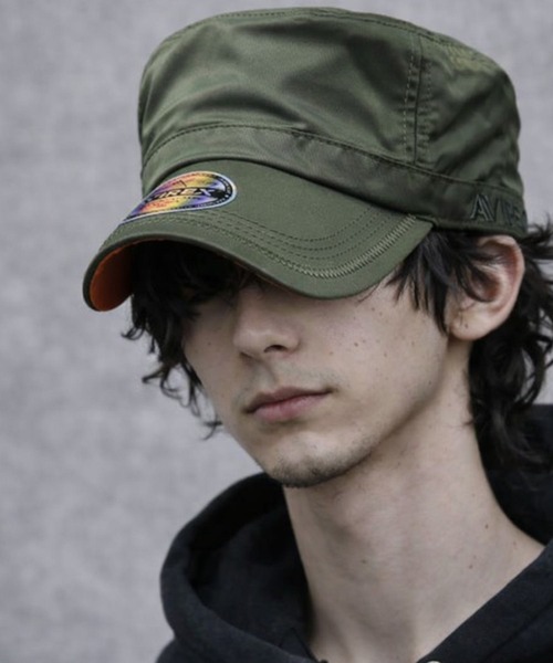 AVIREX(アヴィレックス)の「AVIREX別注 BIG SIZE ワークキャップ(キャップ・メンズ・ブラック系その他2/ベージュ/ネイビー/その他1/インディゴブルー/その他/カーキ/ブラック/グレー/ブラック系その他・X-LARGE)」の10枚目の写真