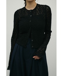 STYLEMIXER | タックショルダーレースカーデ(カーディガン/ボレロ)