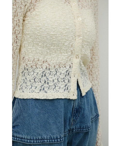 STYLEMIXER（スタイルミキサー）の「タックショルダーレースカーデ（カーディガン/ボレロ・レディース・アイボリー/ブラック/ベージュ・FREE）」の17枚目の写真